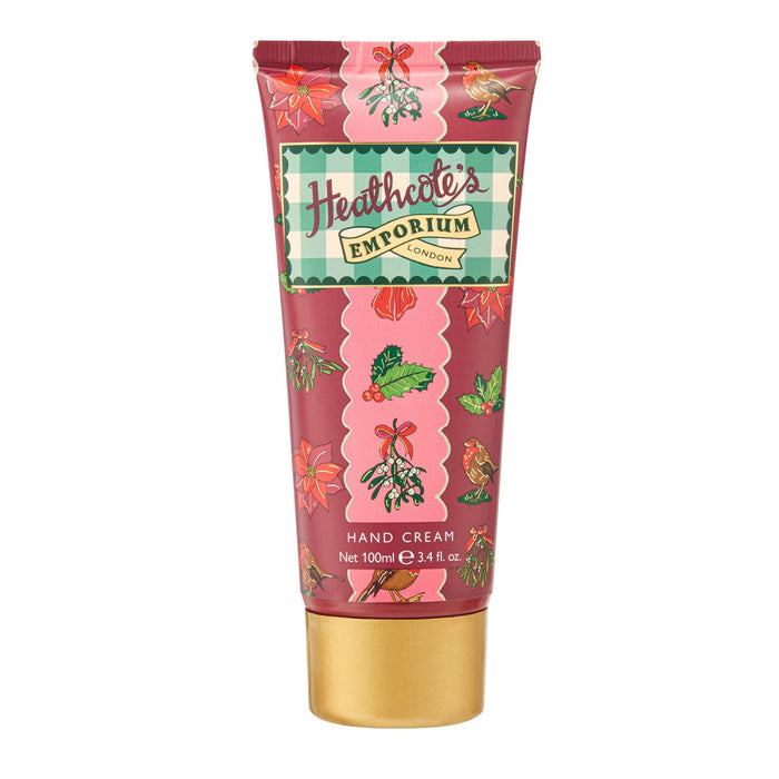 Heathcote's Festive Robin Hand Cream in Tin