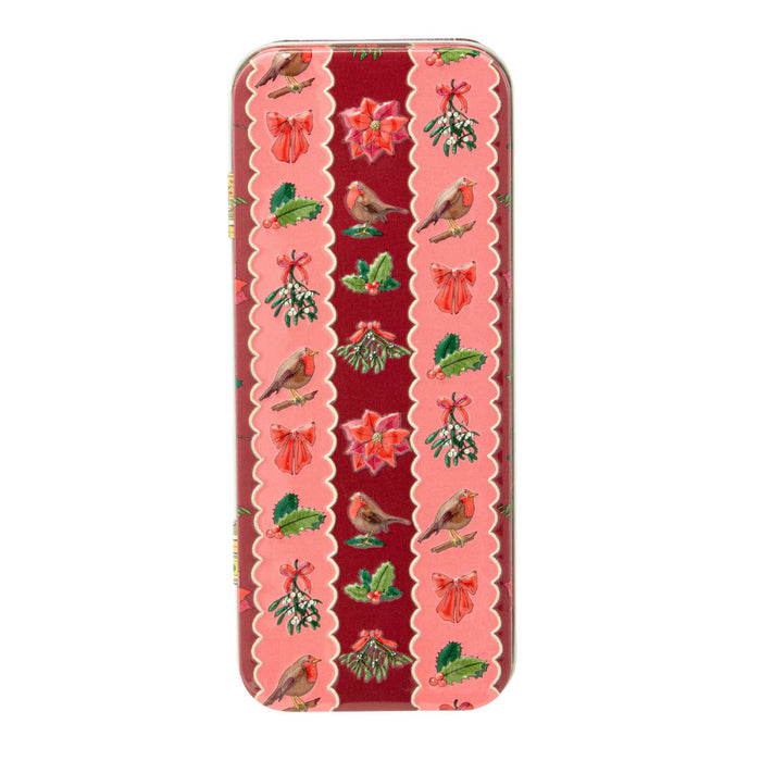 Heathcote's Festive Robin Hand Cream in Tin