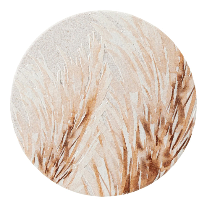 Home Sweet Home Ceramic Coaster - Wheatgrass