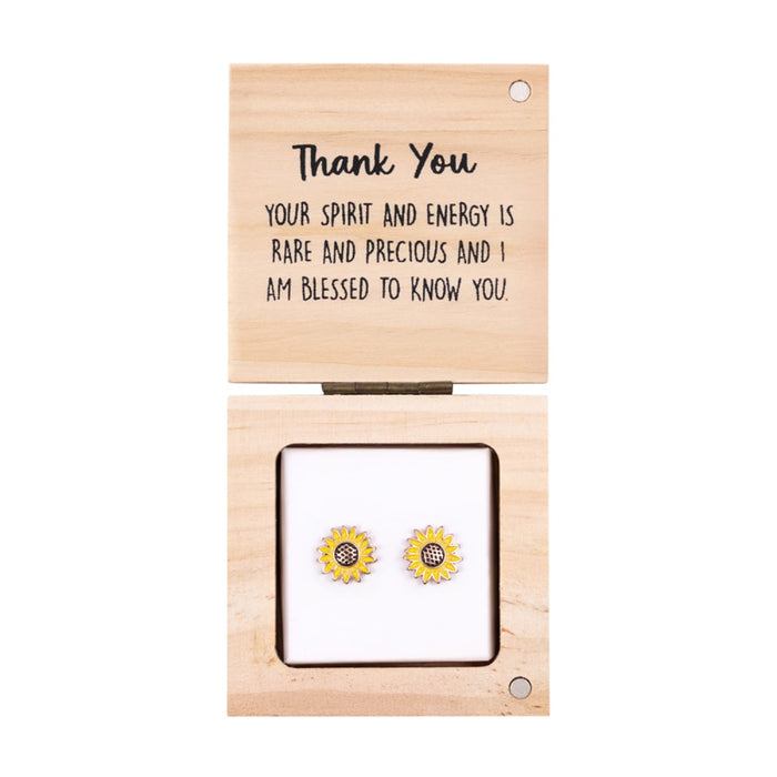 Heart & Soul Earrings - Thank You