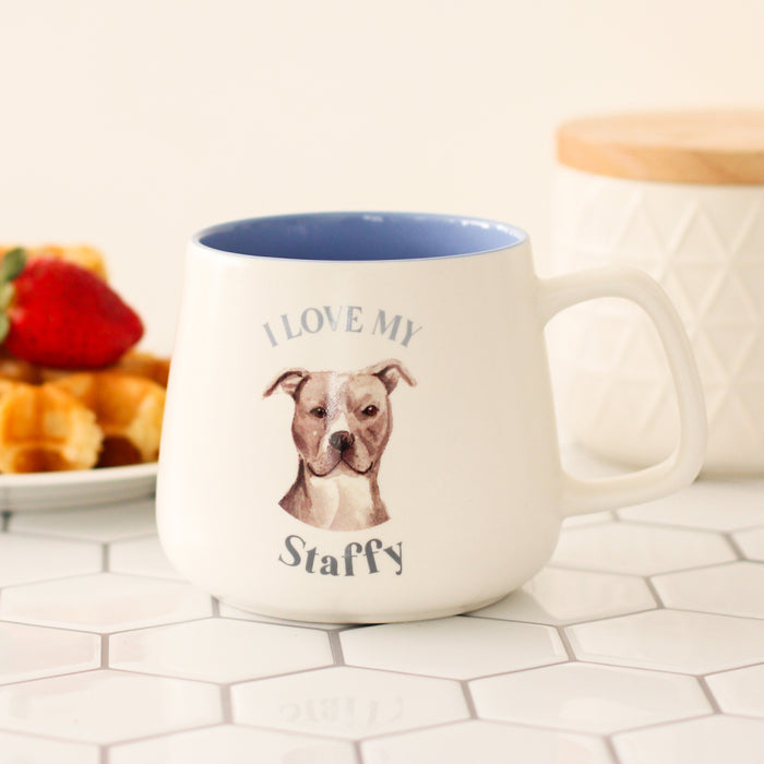 I Love My Pet Mug - Staffy