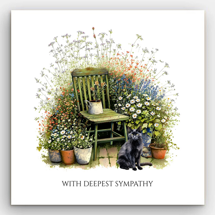 Sympathy - Garden Chair Card