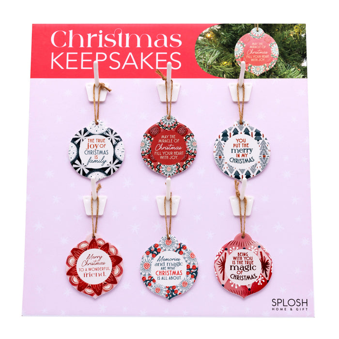 Christmas Ceramic Keepsake - Asst