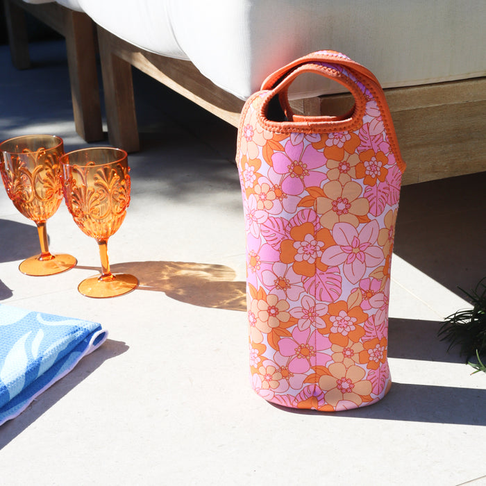 Retro Floral Wine Cooler