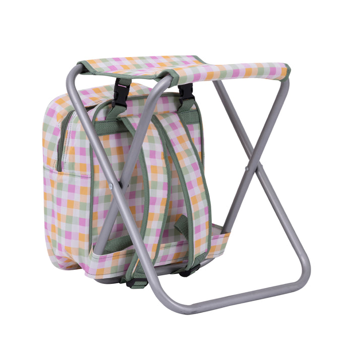 Spring Floral Picnic Cooler Chair