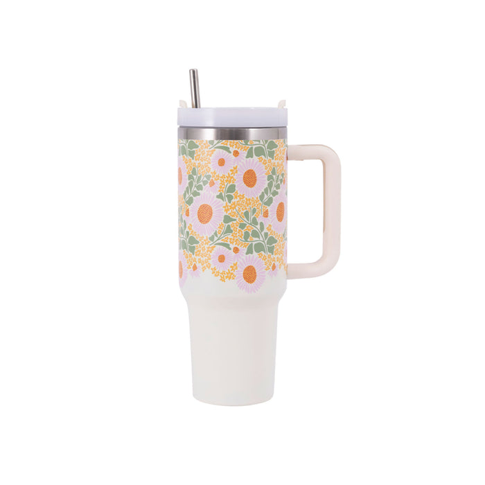 Spring Floral Insulated Tumbler