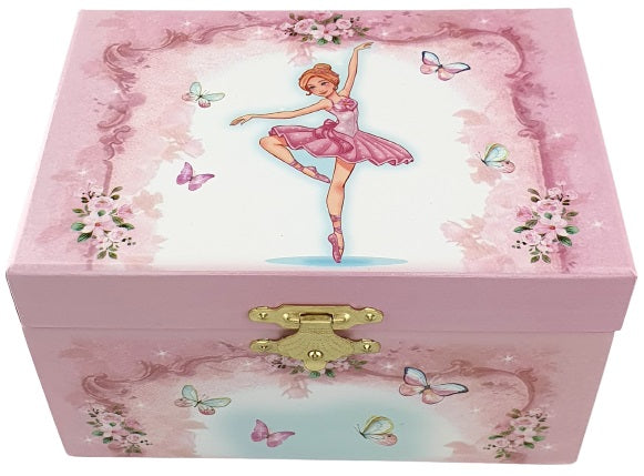 Musical Fairy Curtsy Jewellery Box