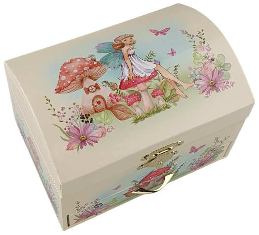 Musical Enchanted Garden Dome Jewellery Box