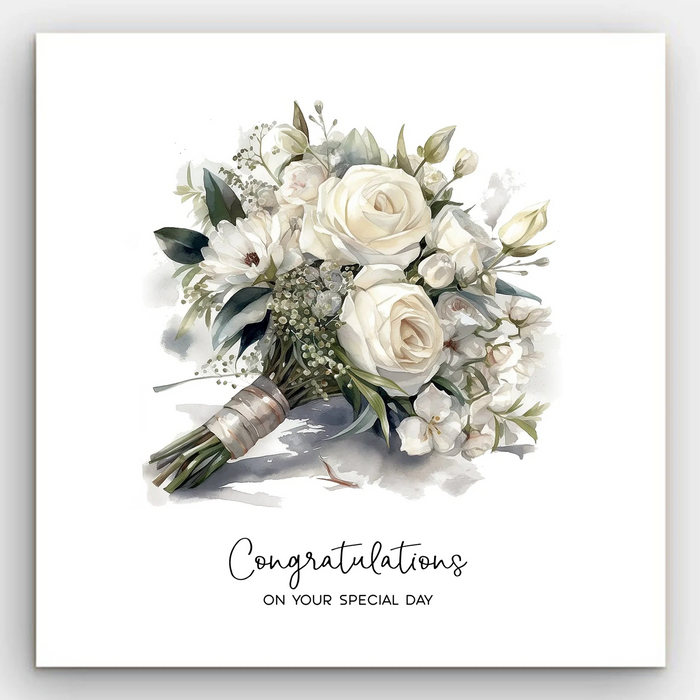 Wedding Bouquet Card