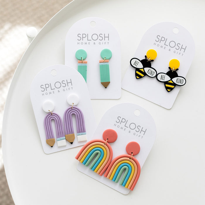 Teacher Bee Earrings