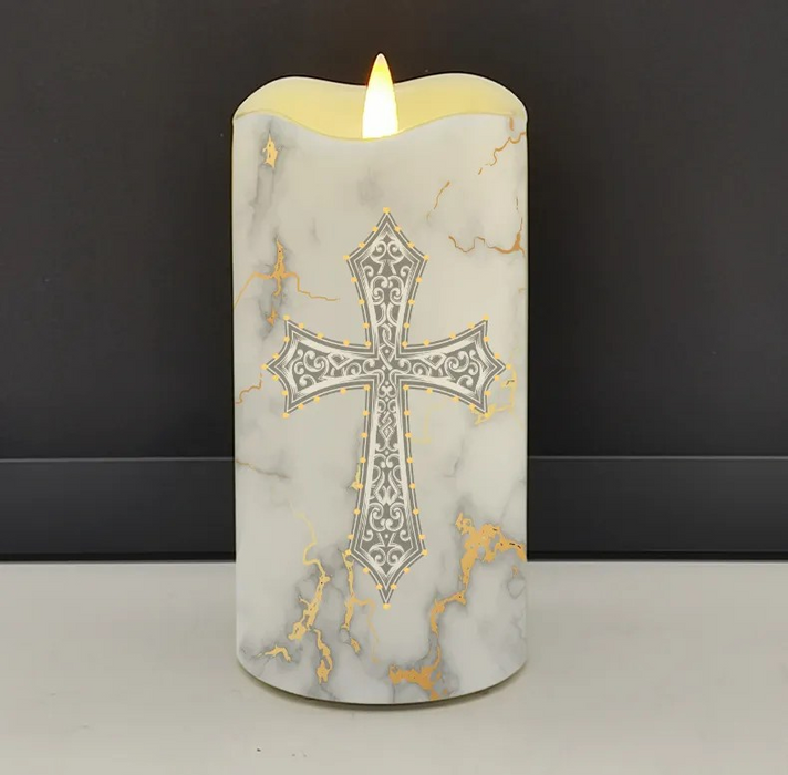 Twilight Led Candle - Cross