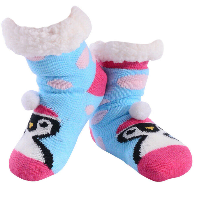 Nuzzles - Pom Pom Penguin (Blue) - Girls (Approx Age 3-7)