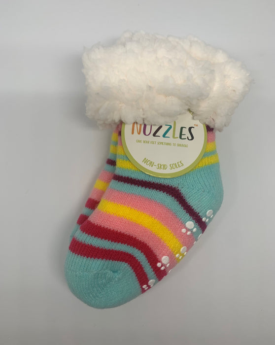 Nuzzles - Fun Stripe (Light Blue) - Toddler (6-24mths)