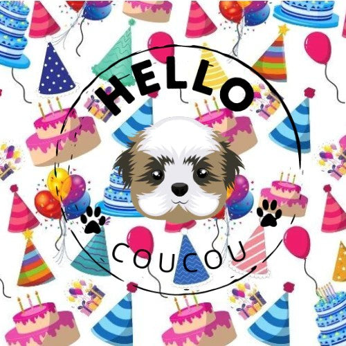 Double Sided Bandana - Happy Birthday