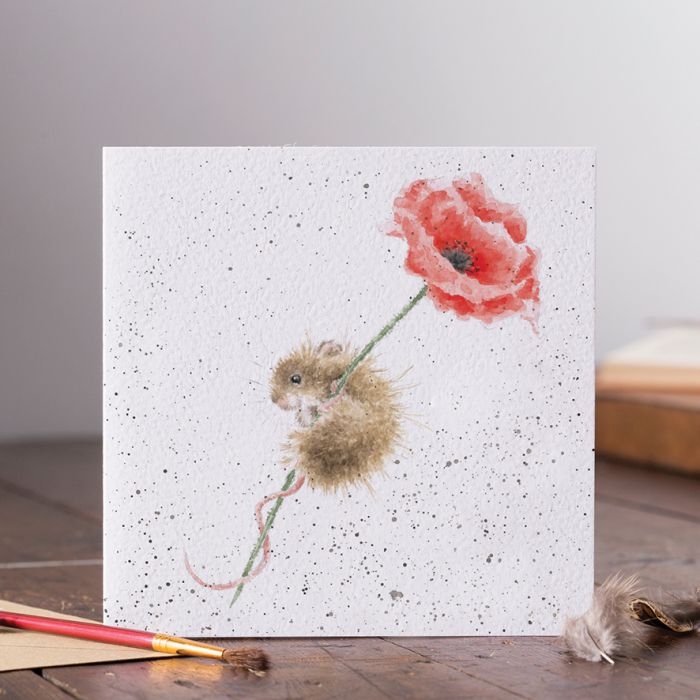 Wrendale Designs Card - 'Poppy'