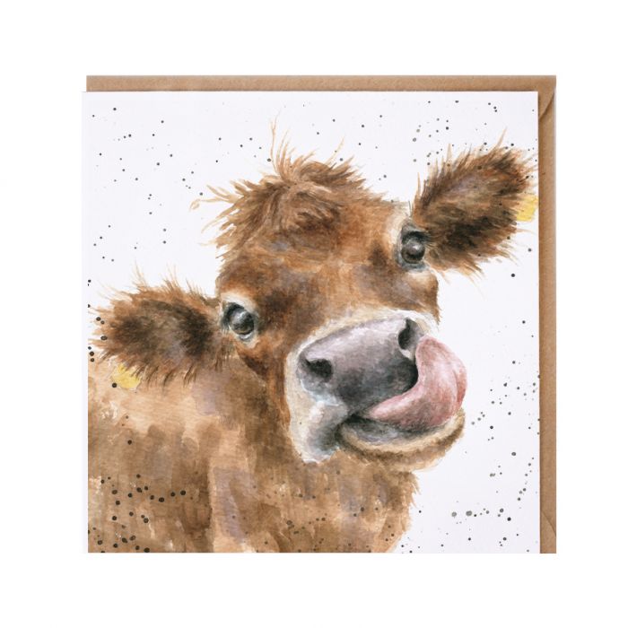 Wrendale Designs Card - 'Moooo'