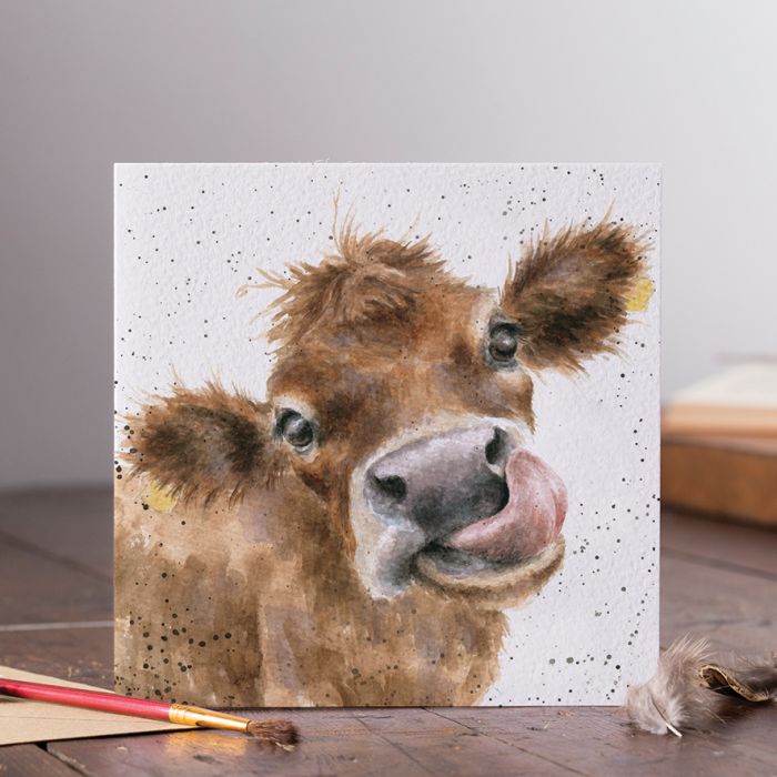 Wrendale Designs Card - 'Moooo'