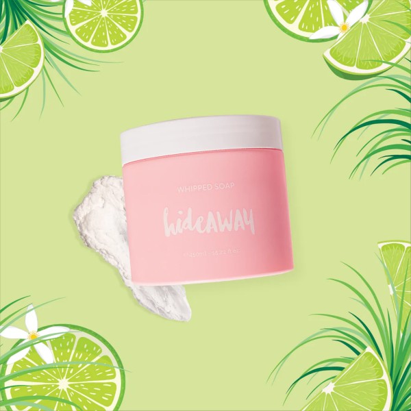 hideAWAY Whipped Soap - Lemongrass Lime