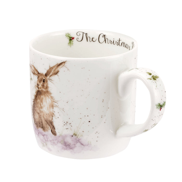 Wrendale Designs - 'The Christmas Kiss' Hare Mug