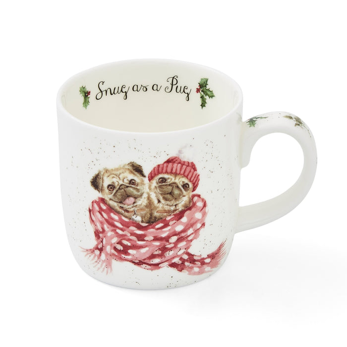 Wrendale Designs - 'Snug As A Pug' Dog Mug