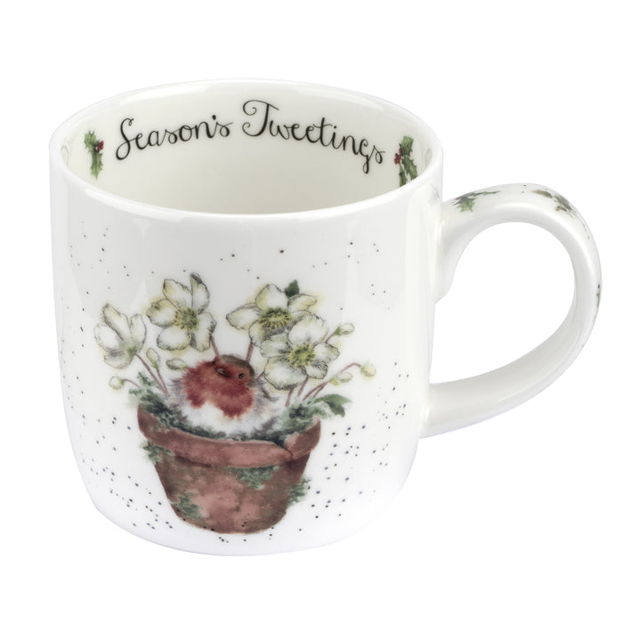 Wrendale Designs - 'Season's Tweetings' Robin Mug