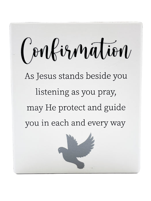 Infinity Porcelain Plaque - Confirmation