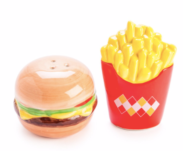 Burger & Fries Salt & Pepper Set