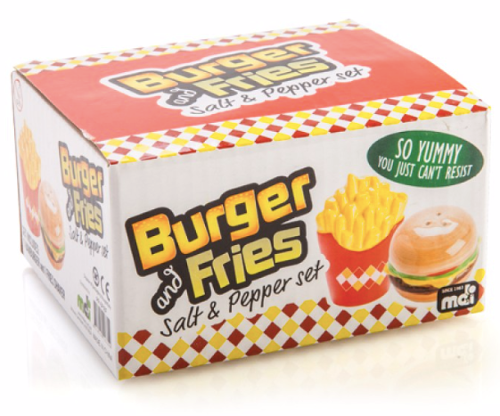 Burger & Fries Salt & Pepper Set