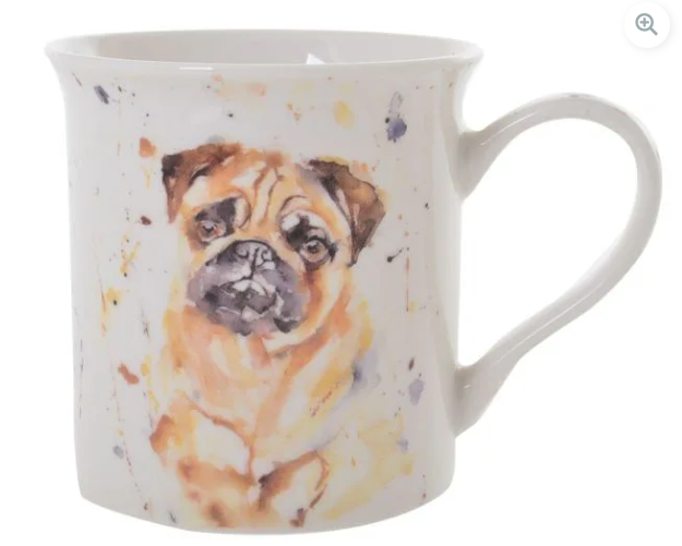 Pug Mans Best Friend Mug & Coaster Set