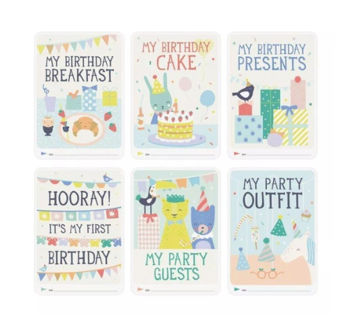 Milestone Cards - Baby First Birthday