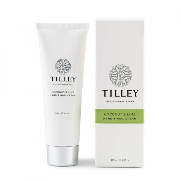 Tilley Coconut & Lime Deluxe Hand & Nail Cream - 125ml