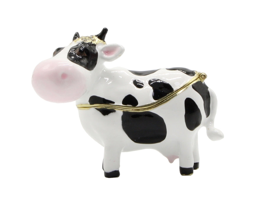 Bling Cow Trinket Box