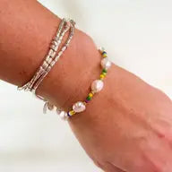 Rainbow Miyuki Freshwater Pearl Bracelet