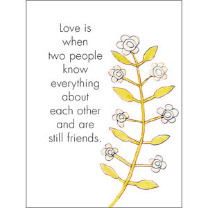 Friendship - 24 Affirmations Cards with Stand