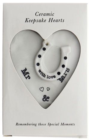 Ceramic Keepsake Hearts - Asst Styles