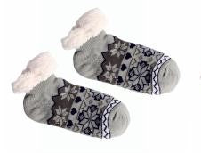 Nuzzles - Sherpa Shortz - Size 8-12 (Grey)