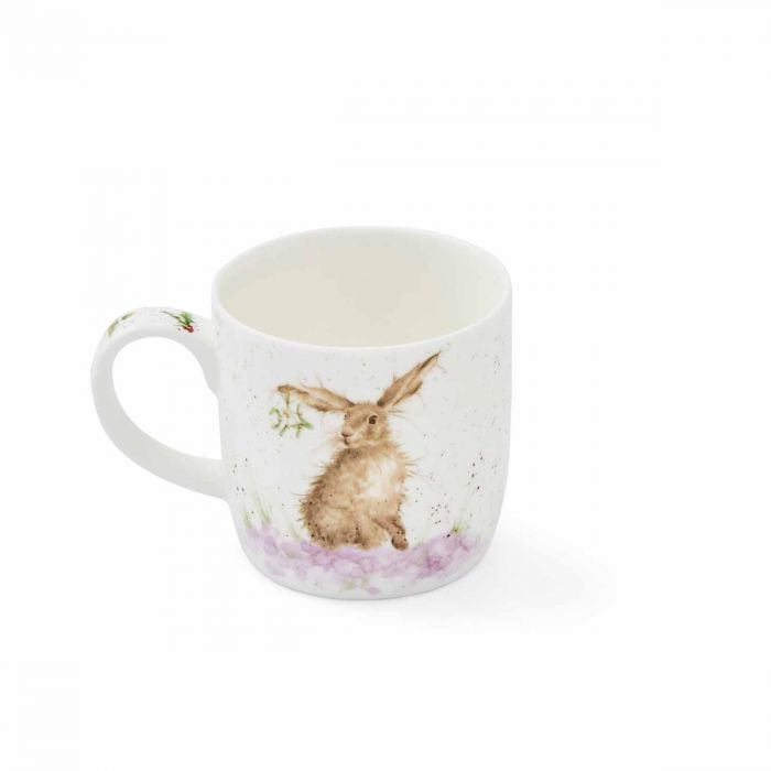 Wrendale Designs - 'The Christmas Kiss' Hare Mug