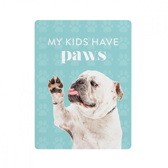 Playful Pets Ceramic Magnet - Kids Paws