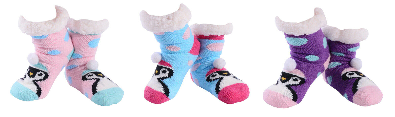 Nuzzles - Pom Pom Penguin (Pink) - Girls (Approx Age 3-7)