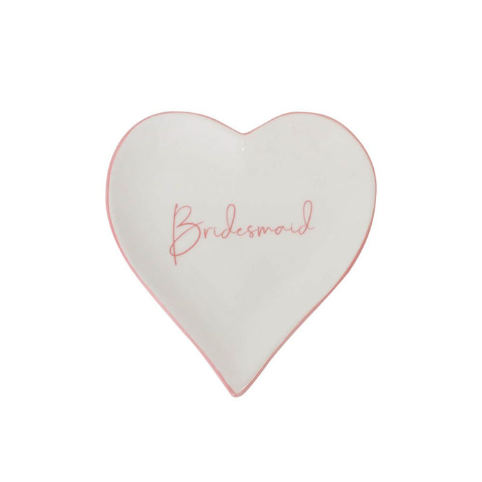 Wedding Bridesmaid Trinket Plate